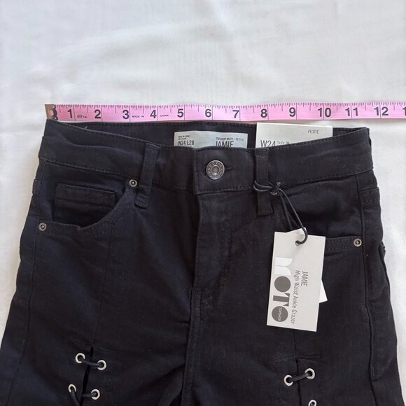 Topshop Front Lace Up Jamie Jeans - Picture 4 of 8